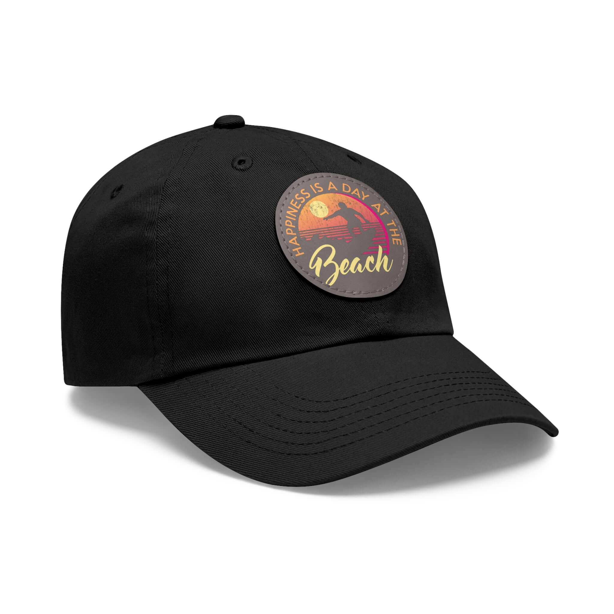 Dad Hat with Leather Patch (Round) - RC’nSONS