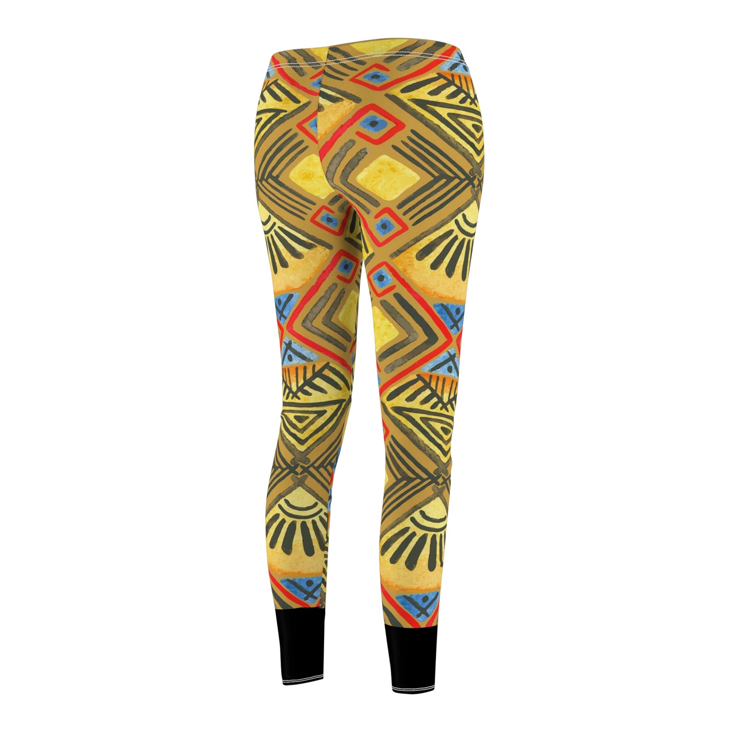 Women's Cut & Sew Abakwa Casual Leggings (AOP)