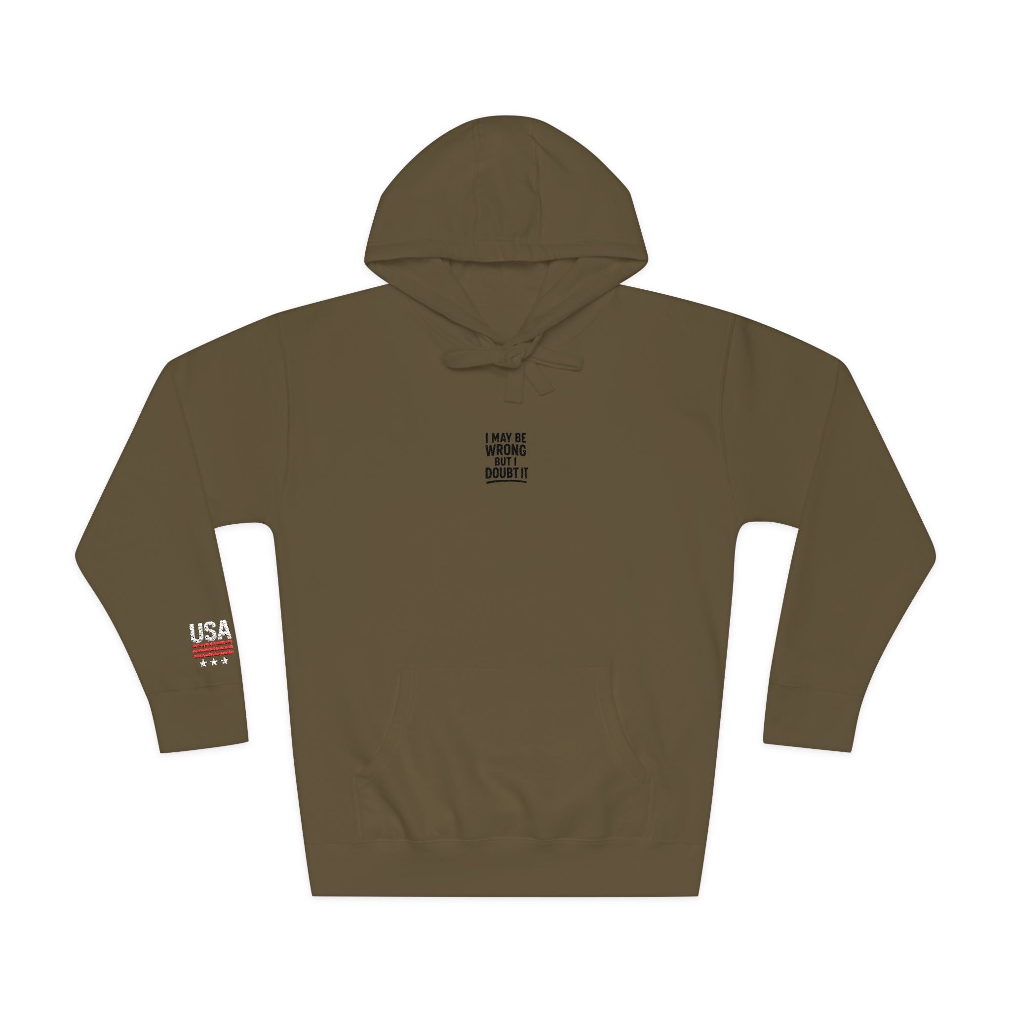 Unisex Fleece Hoodie - I may be wrong Printify