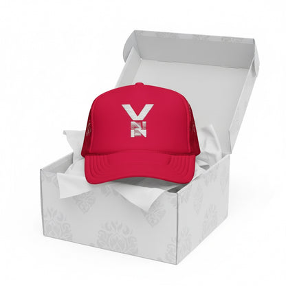 Vibrant Embroidered Foam Trucker,Adjustable Cap Printify