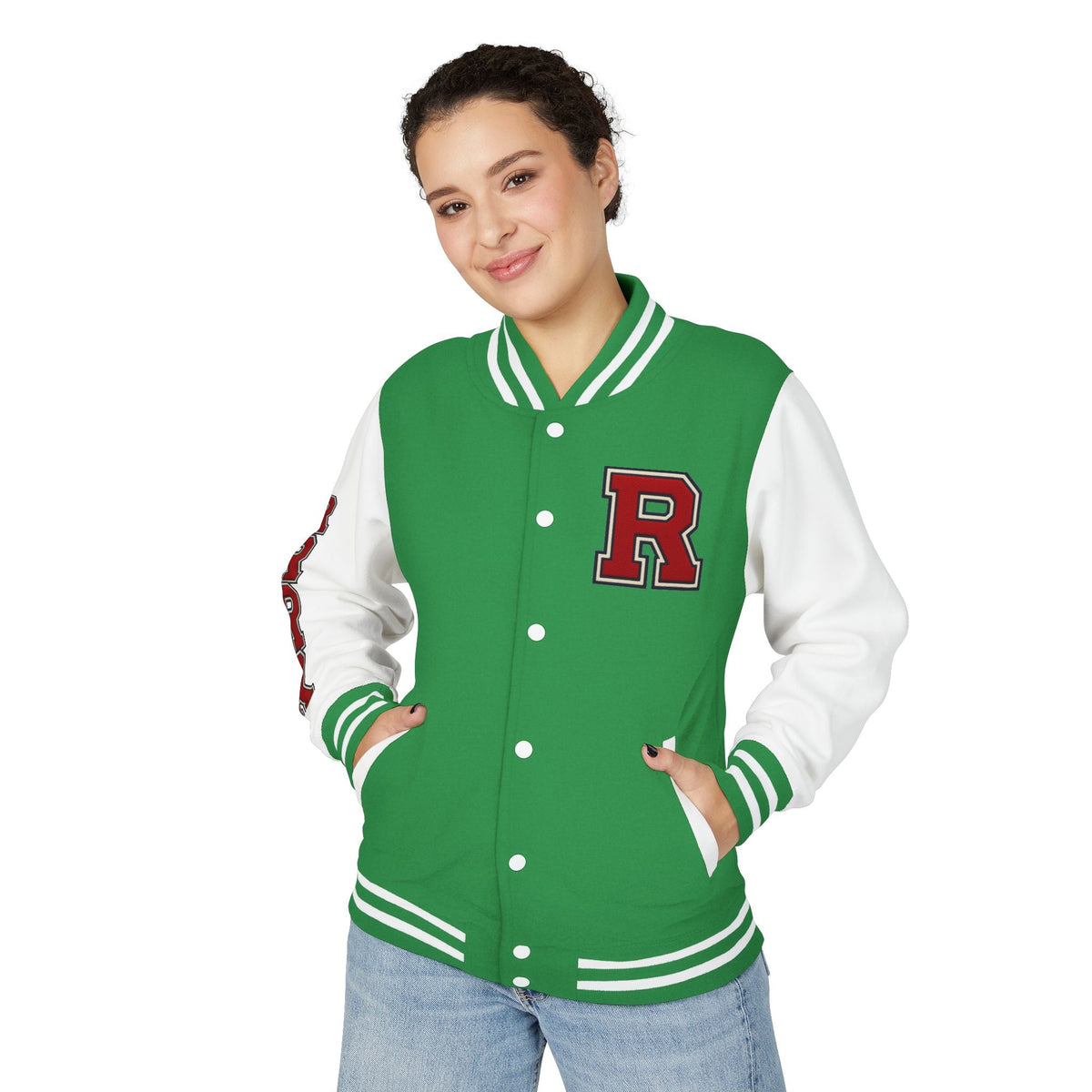 Letterman Jacket R Design Printify