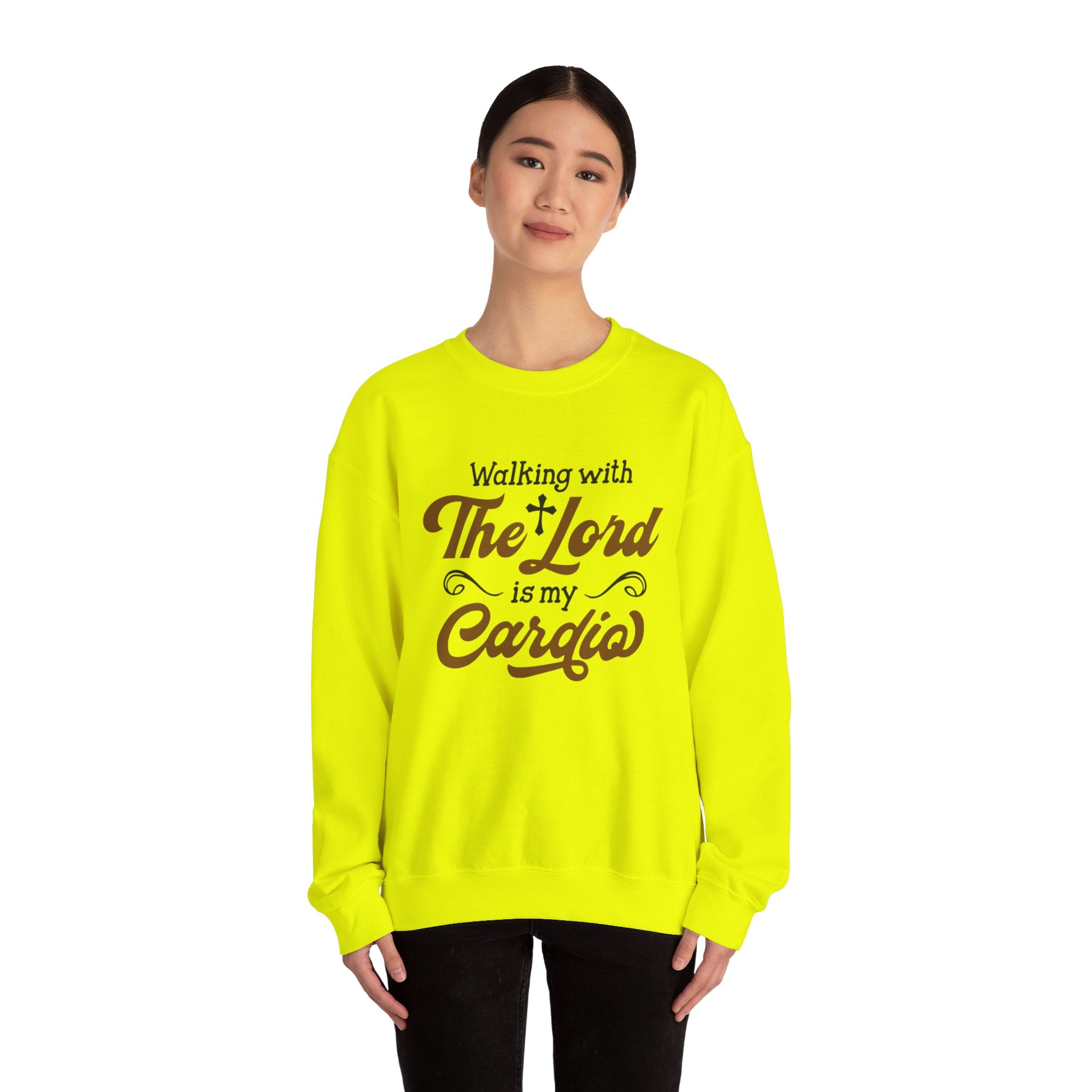 Marcher avec le Seigneur est un sweat-shirt unisexe cardial 