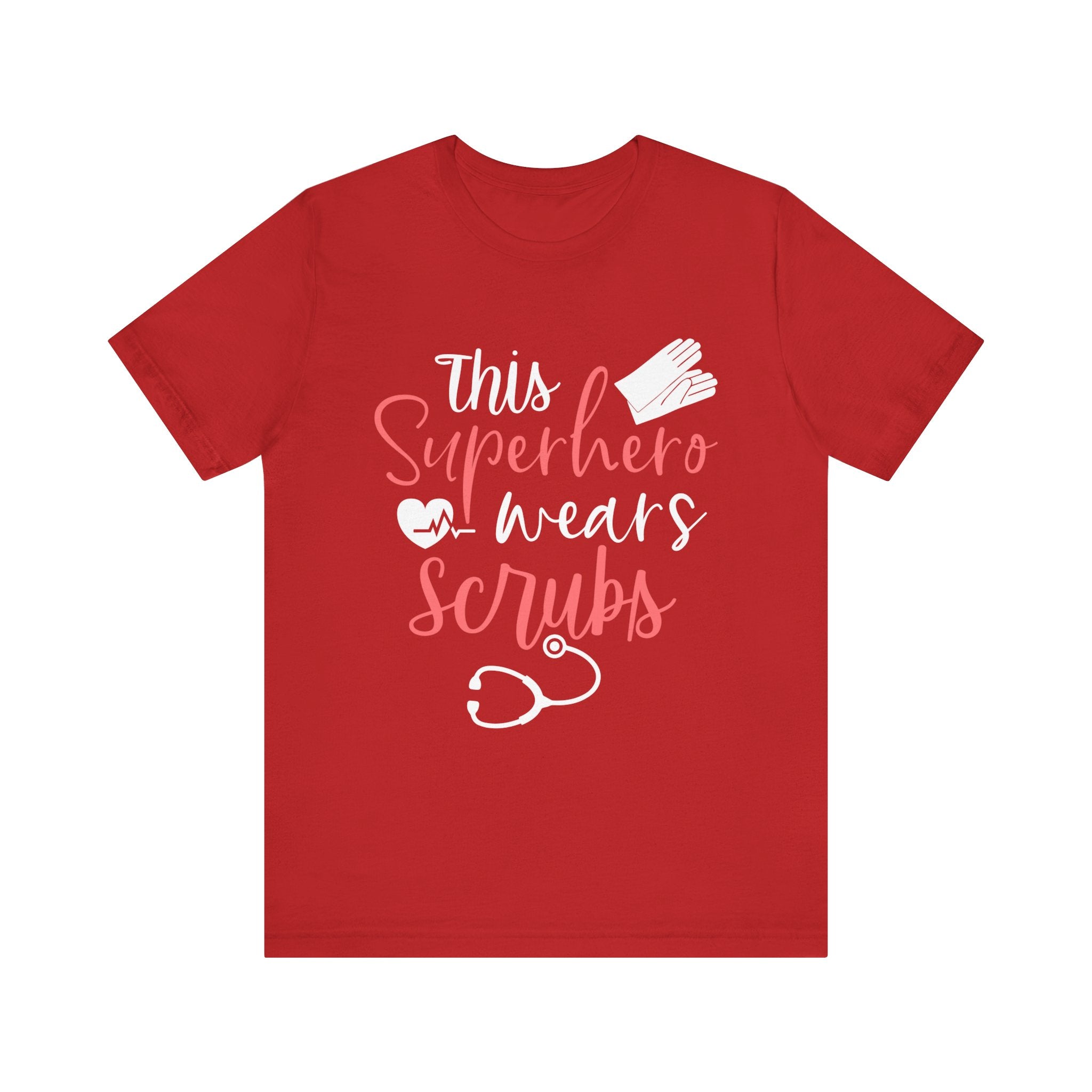 Ce super-héros porte un tee-shirt unisexe Scrubs 