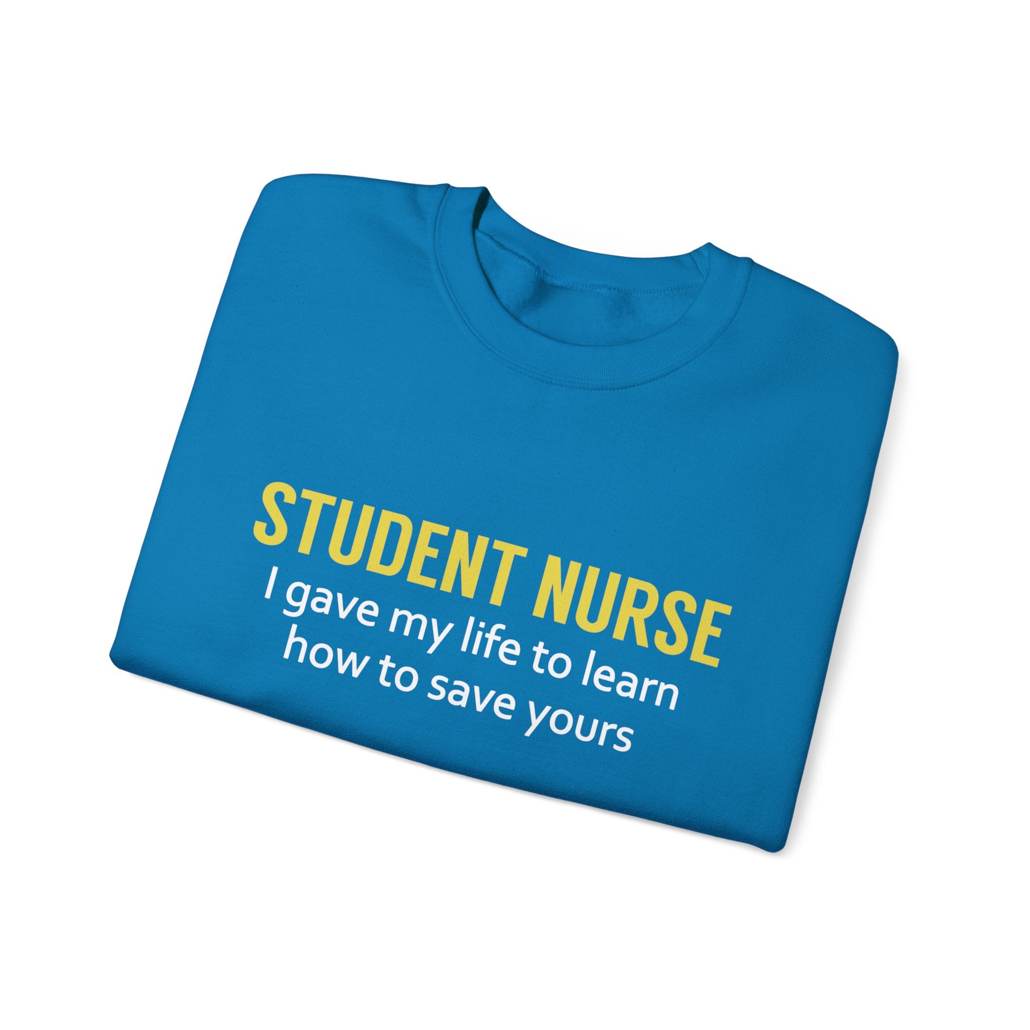 Sweat-shirt unisexe étudiant infirmière 