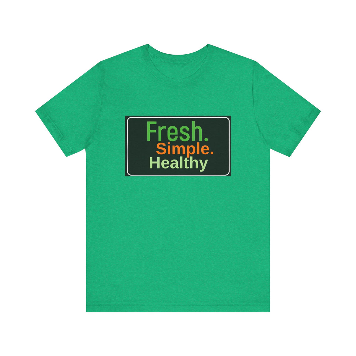 Unisex Fresh Simple Short Sleeve Tee