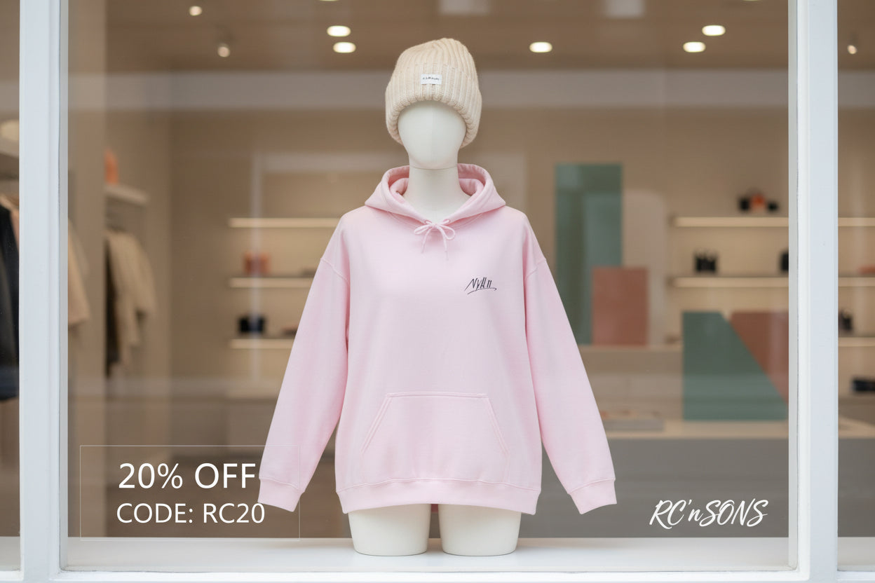 Minimal Script Hoodie — "All We Are" Pullover