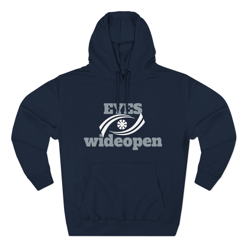 Eyes Wide Open Fleece Hoodie - Cozy Sweatshirt for Casual Wear, Gifts for Him/Her, Winter Wardrobe Essential, Unisex Hoodie, Relaxed Fit Printify