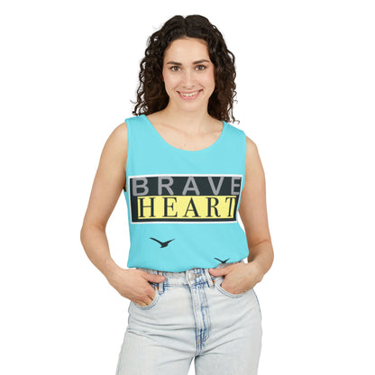 Brave Heart Tank Top | Unisex Garment-Dyed Tee