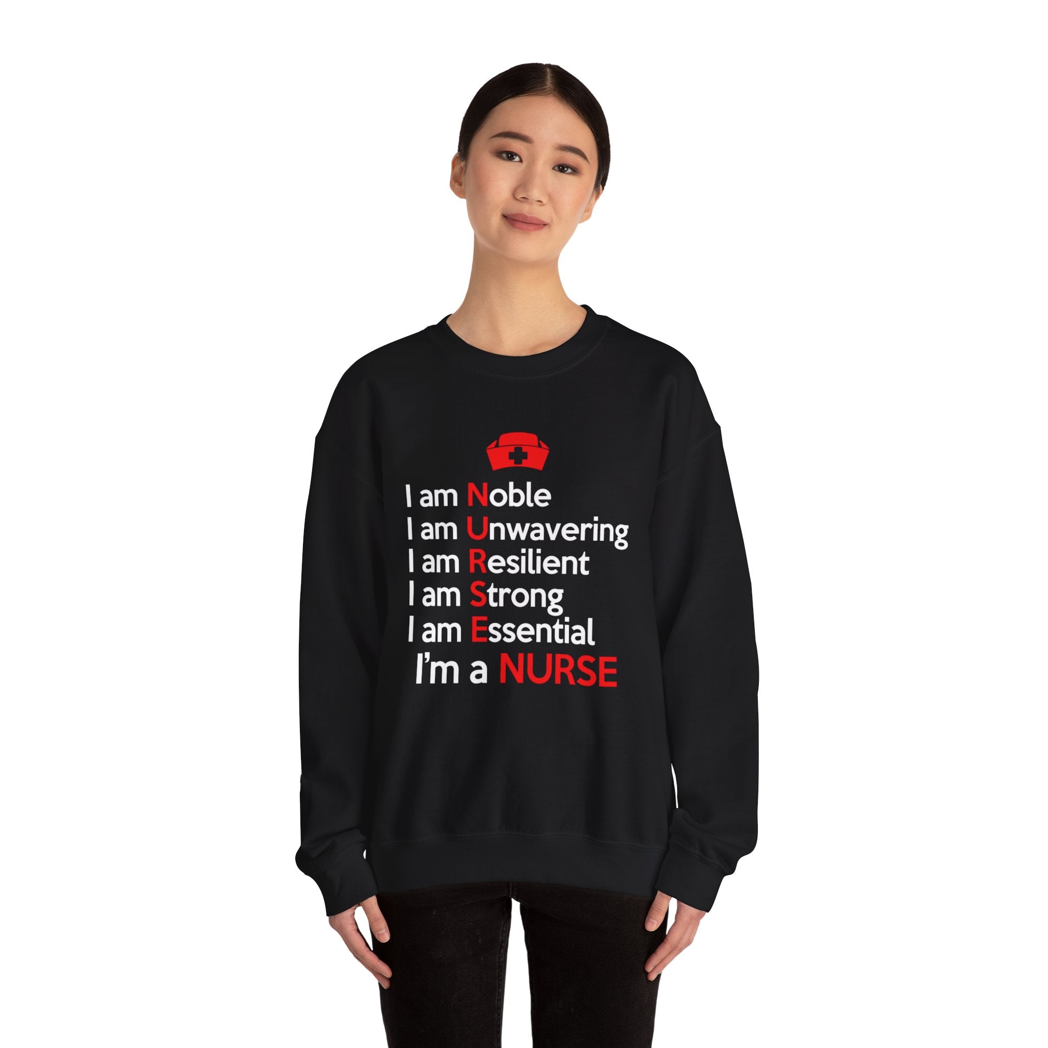 Je suis noble, je suis un sweat-shirt unisexe inébranlable 