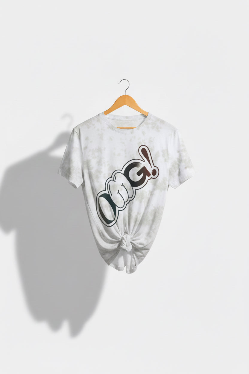 OMG!Rabit FWD Fashion Tie-Dyed T-Shirt