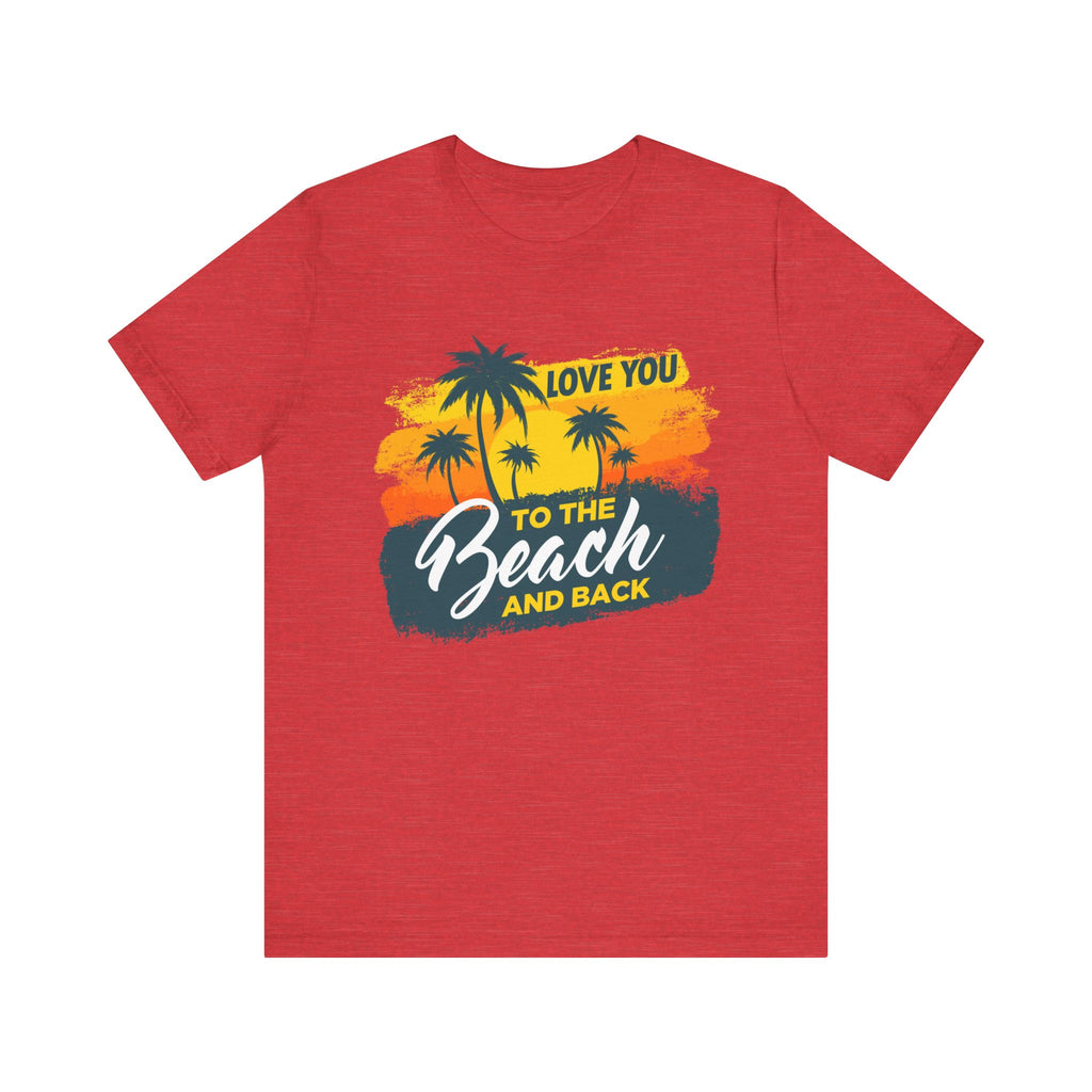 Je t’aime à la plage Tee unisexe 