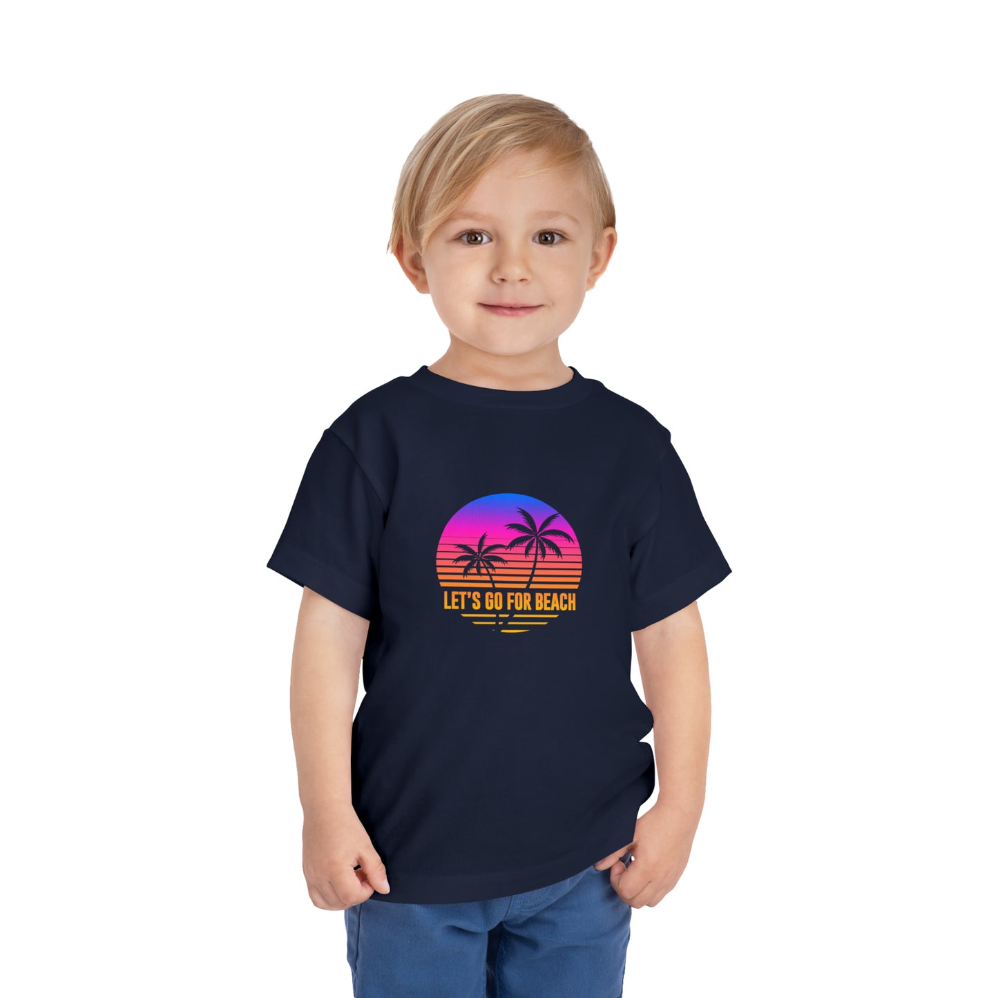 T-shirt Allons-y pour la plage pour tout-petit 