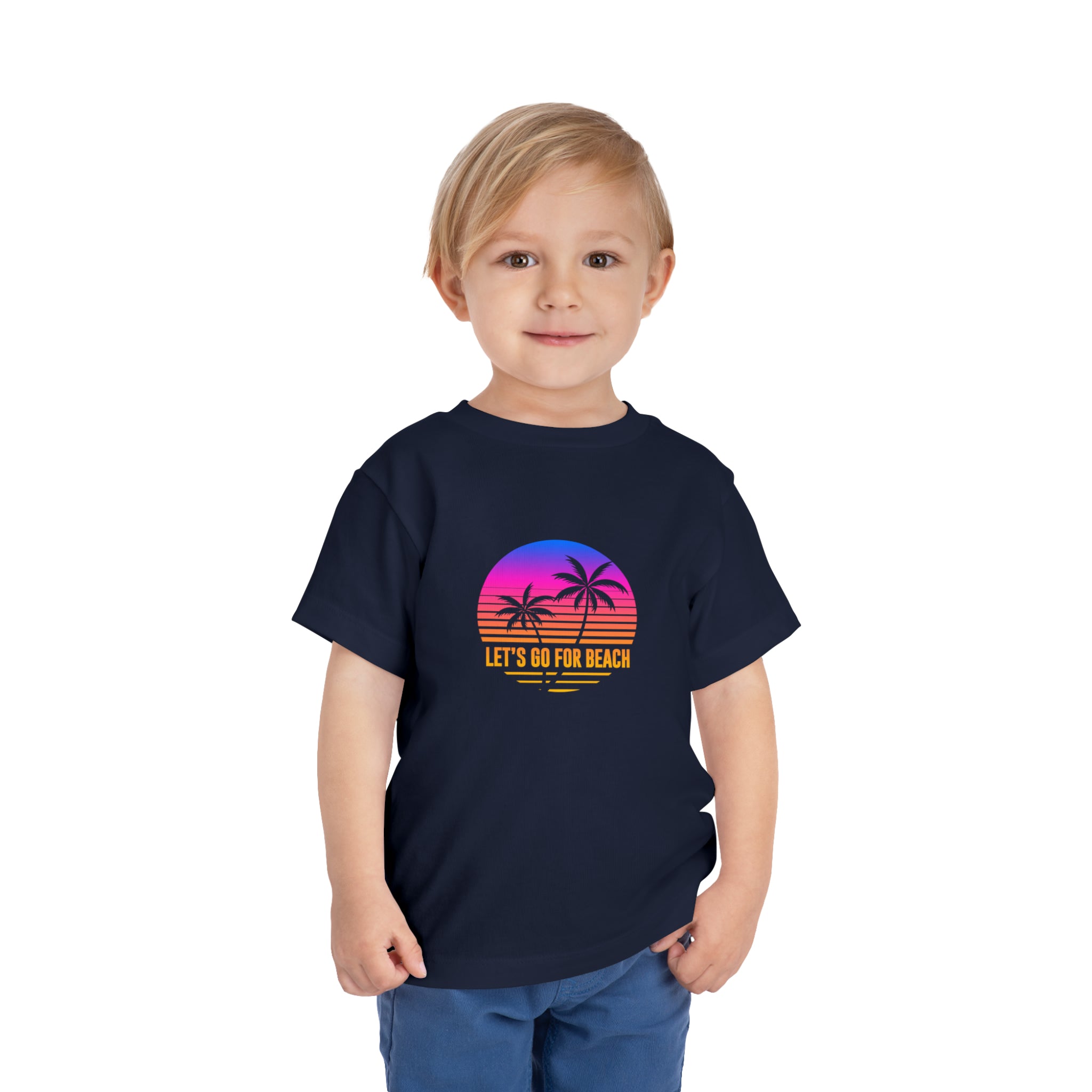 T-shirt Allons-y pour la plage pour tout-petit 