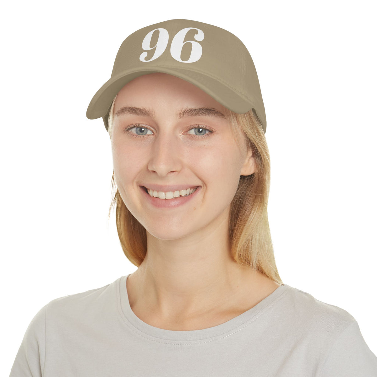 Vintage Red Baseball Cap with Bold '96' Design | Casual Sportswear