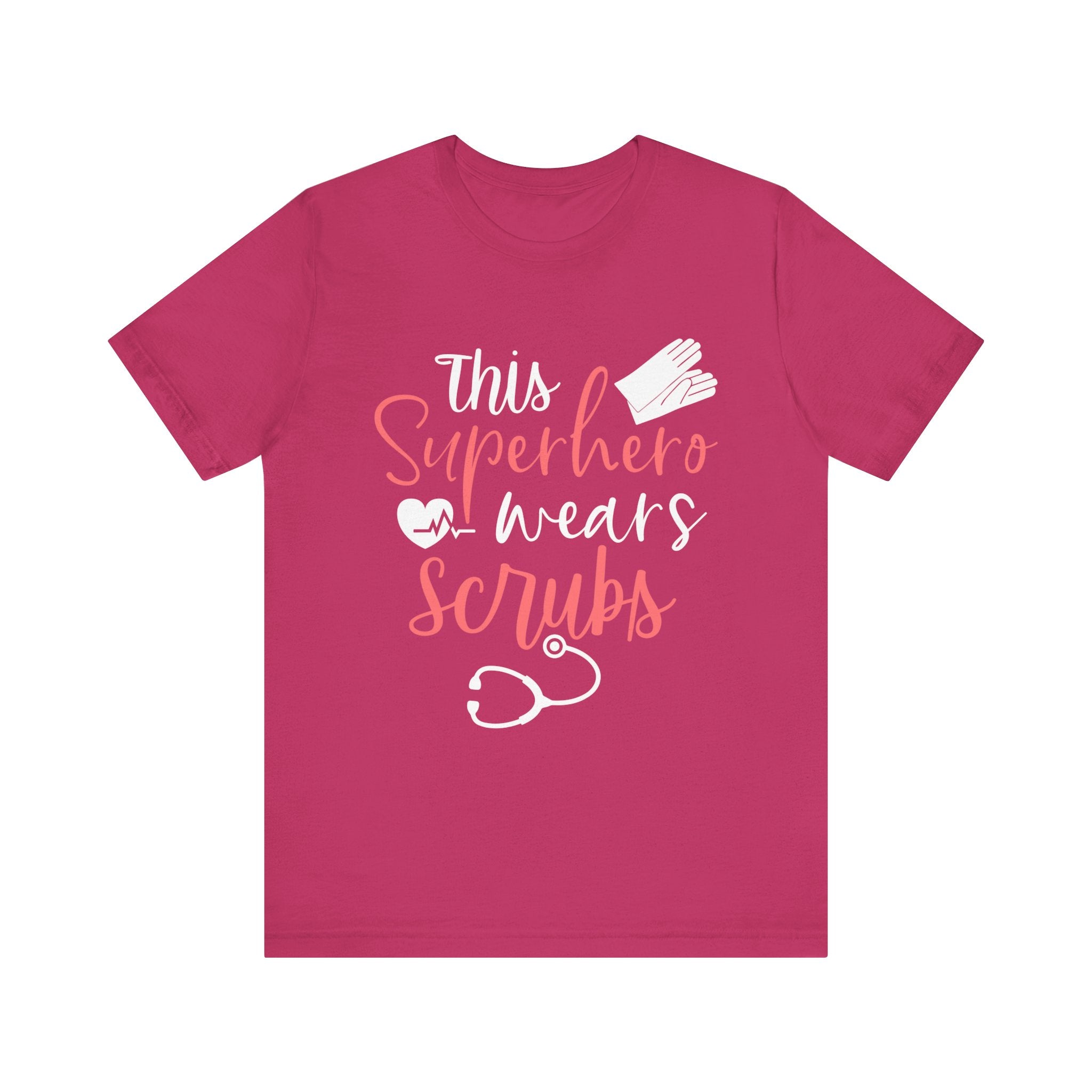 Ce super-héros porte un tee-shirt unisexe Scrubs 