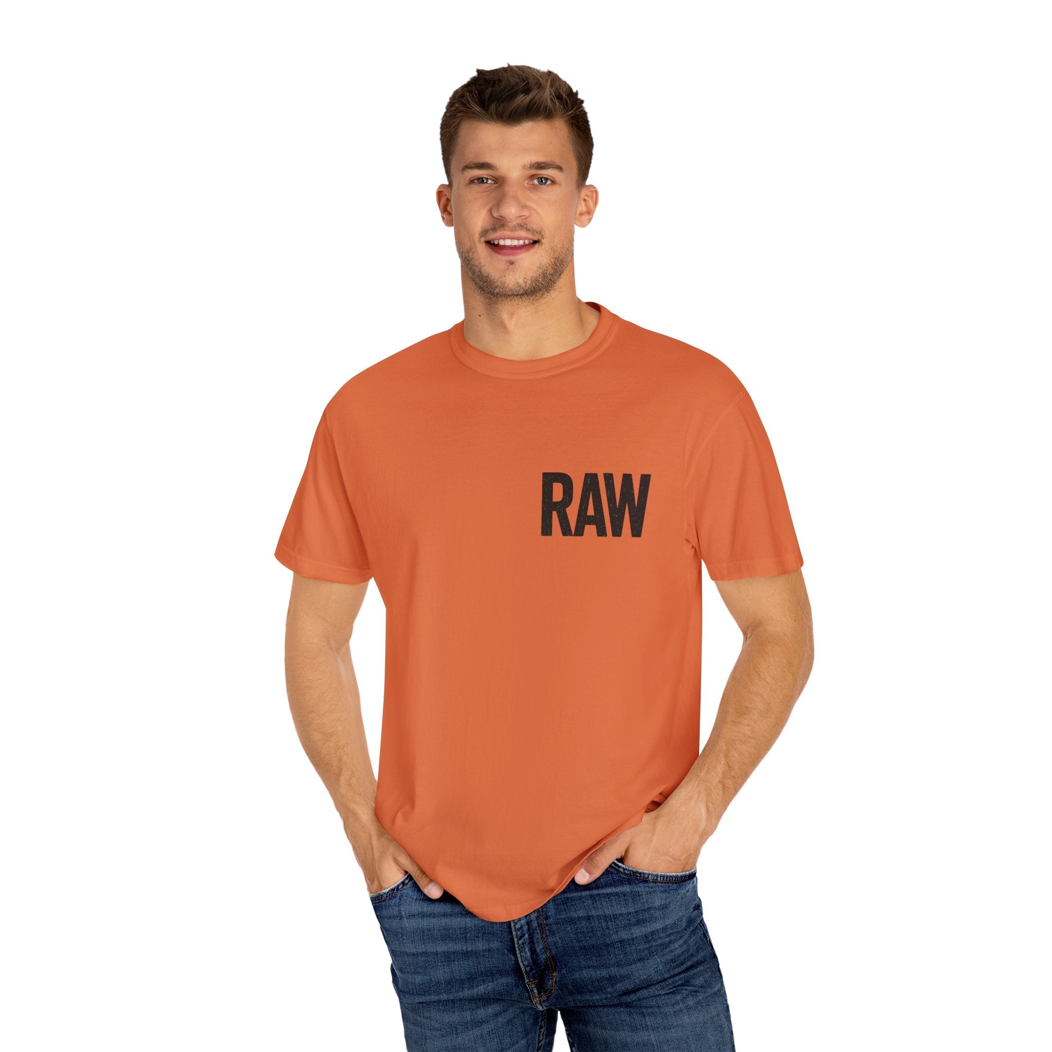 Garment-Dyed T-shirt RAW Design Printify