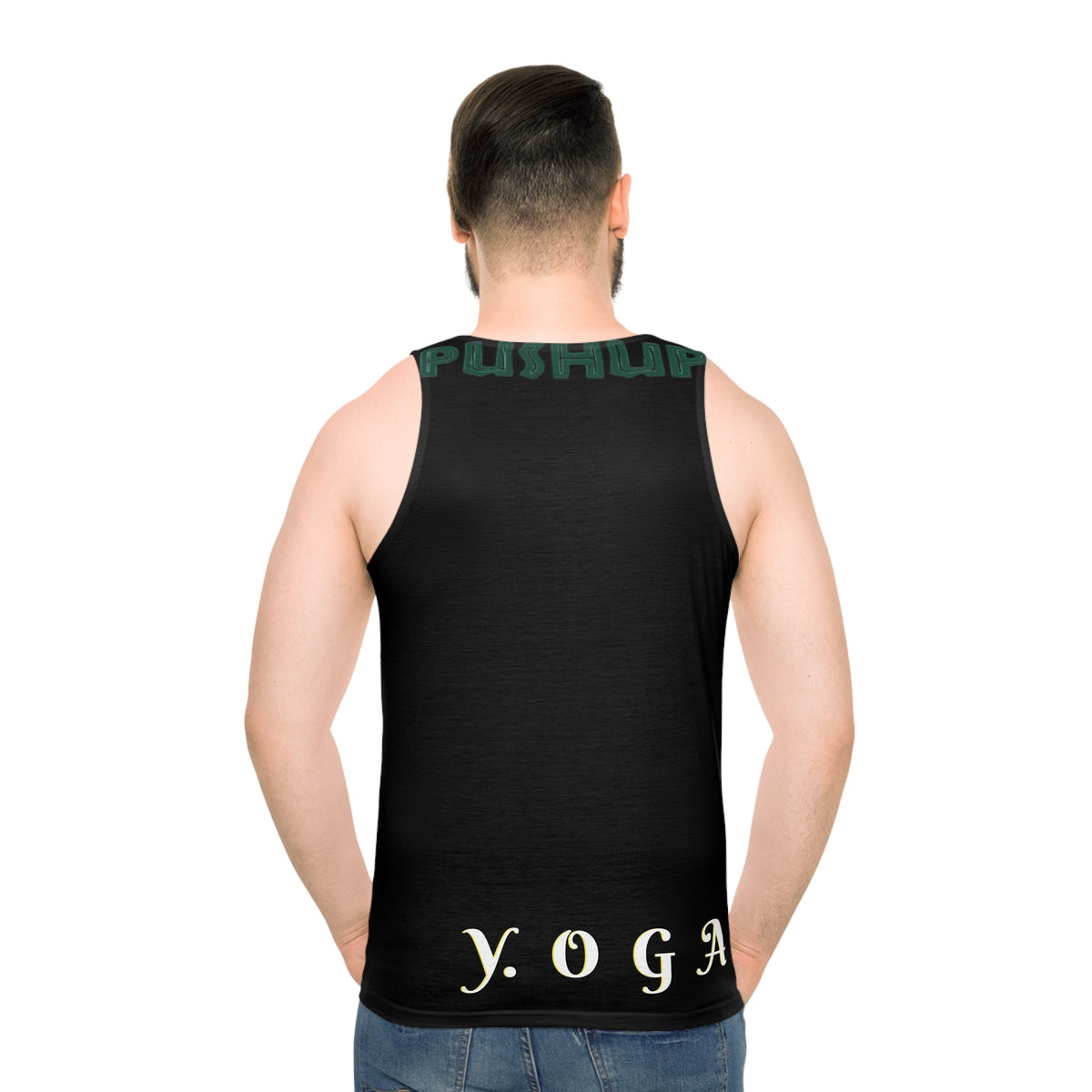 Yoga Pushup Unisex Tank Top - Motivational Fitness Apparel