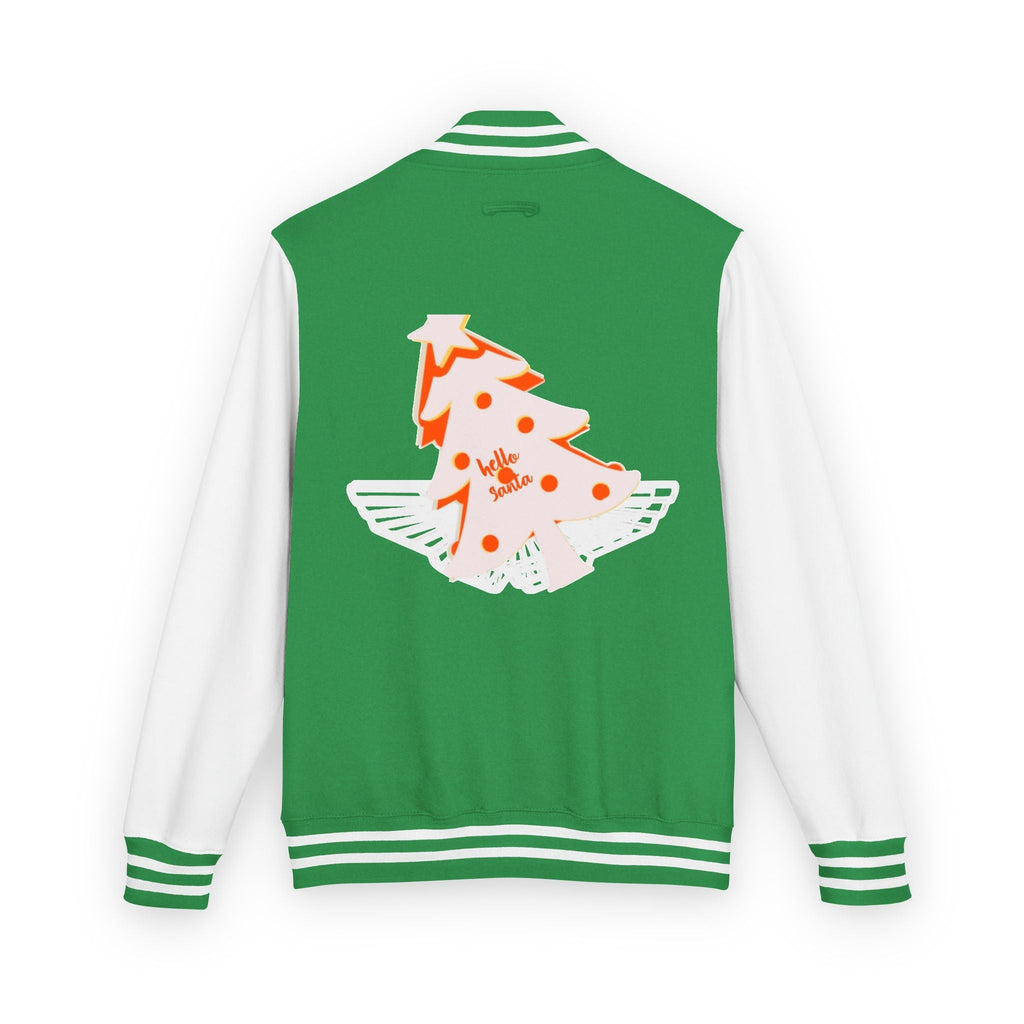Letterman Jacket - 'hello santa' Design Printify