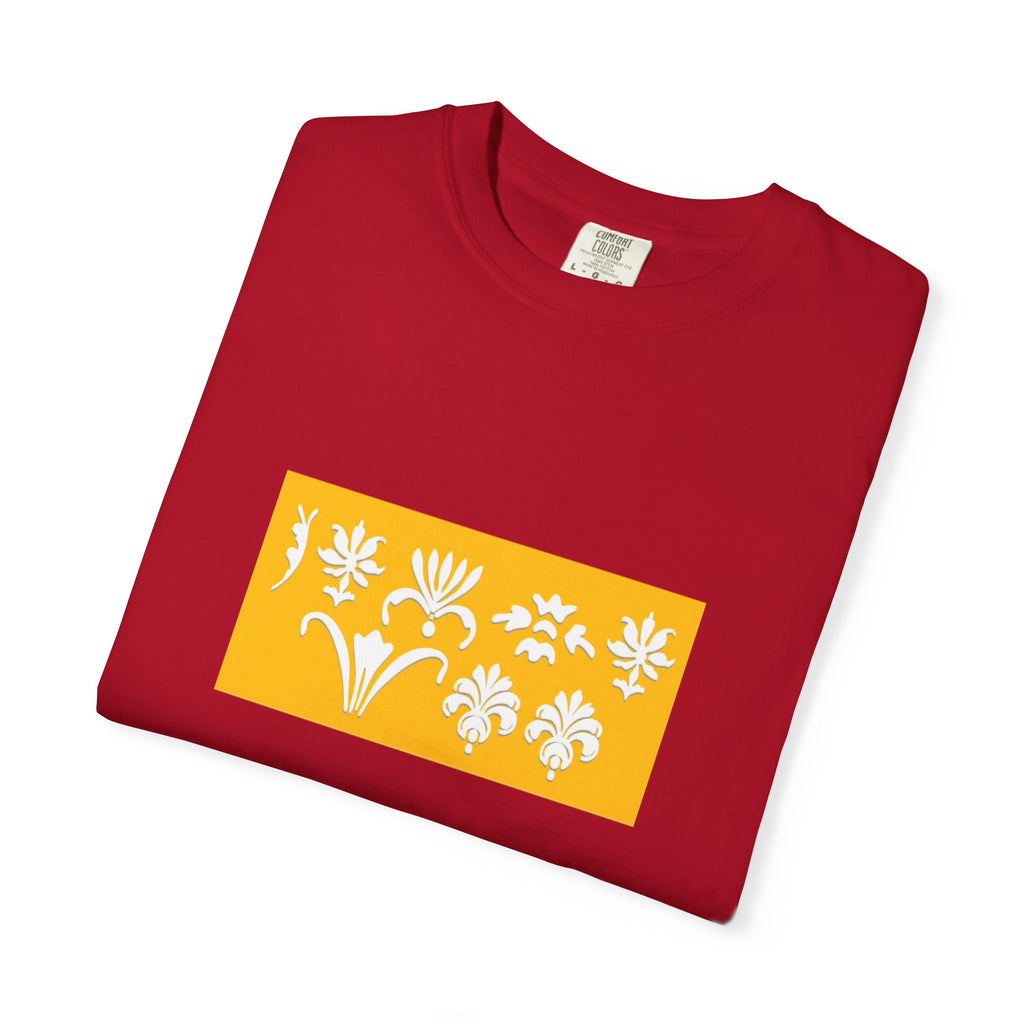 Vibrant Floral Print T-Shirt,Everyday Style