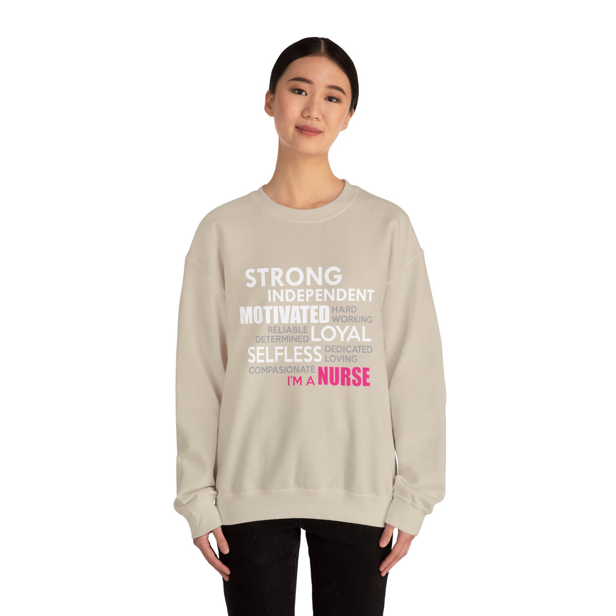 Sweat-shirt unisexe désintéressé, motivé et indépendant 
