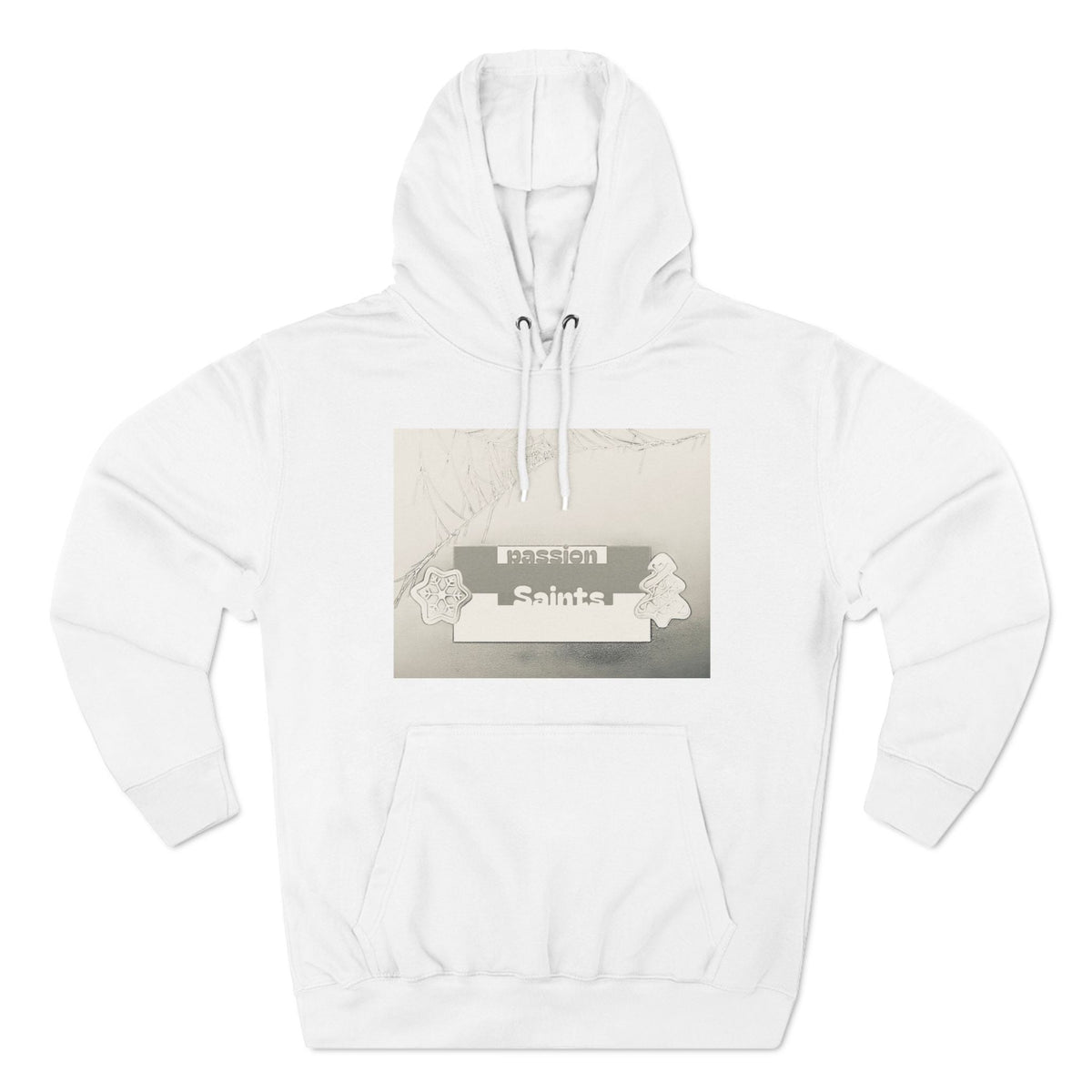 Passion saint Hoodie ( faded) Printify