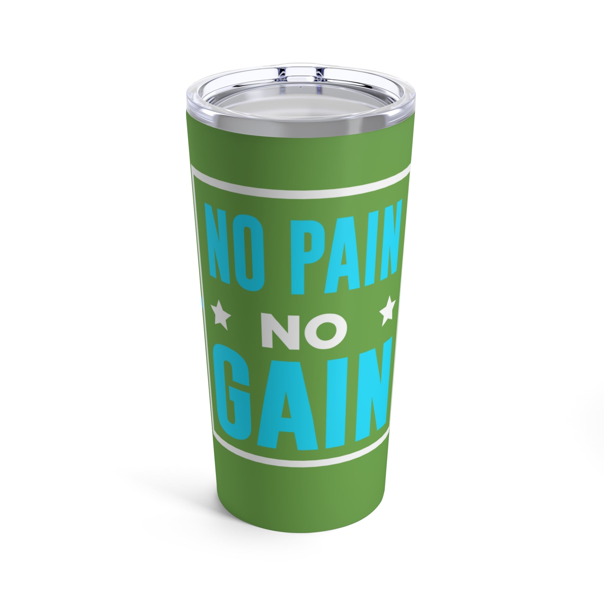 20oz Tumbler No Pain No Gain - Motivational Fitness Drinkware