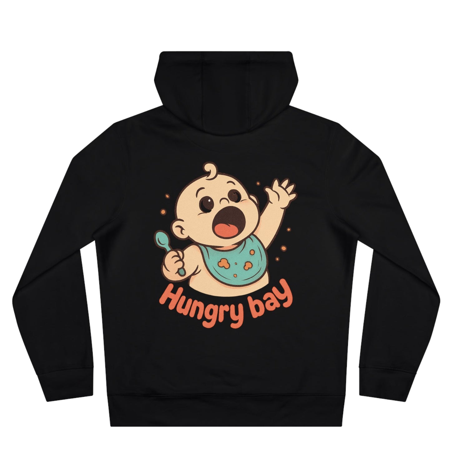 Cute Baby Feeding Hoodie Printify