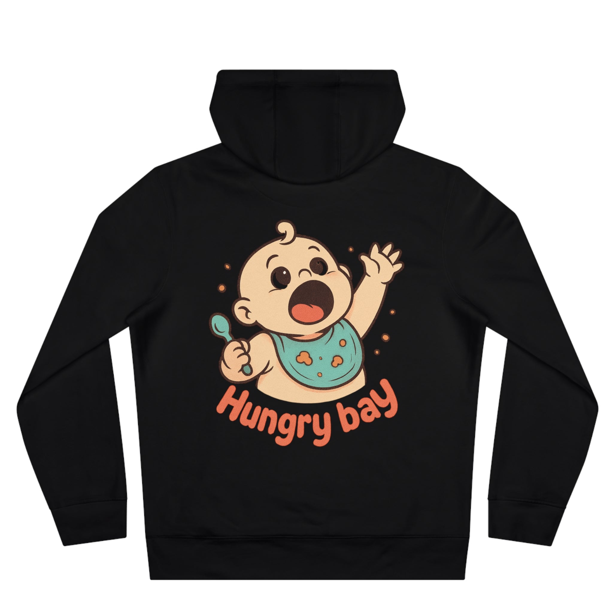 Cute Baby Feeding Hoodie Printify
