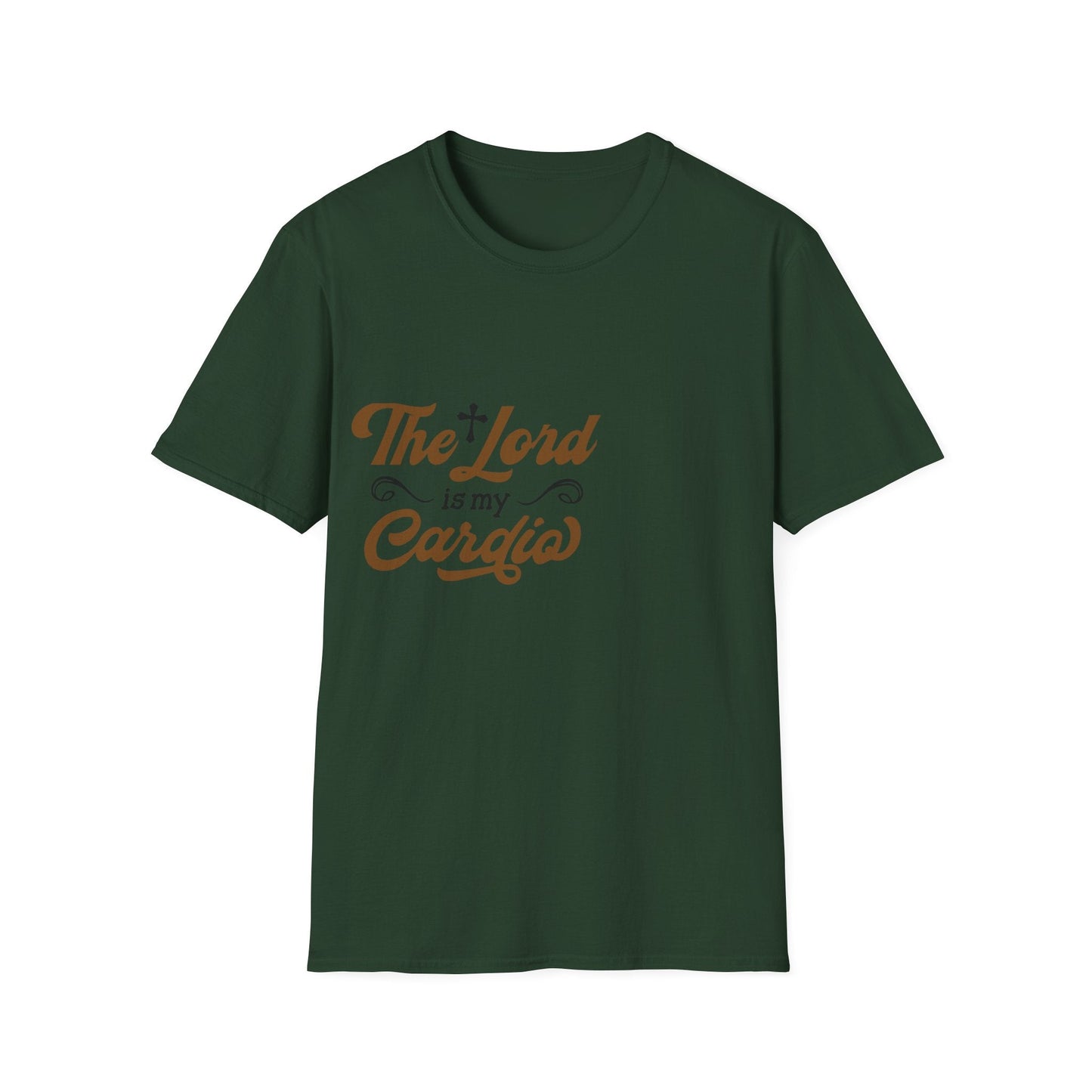 Faith-Inspired Unisex T-Shirt, The Lord is My Cardia, Christian Apparel, Spiritual Gift, Everyday Comfort Wear, Perfect for Church, [...] Printify