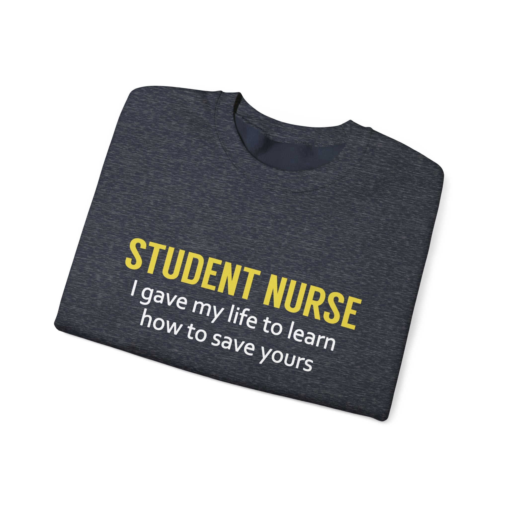 Sweat-shirt unisexe étudiant infirmière 
