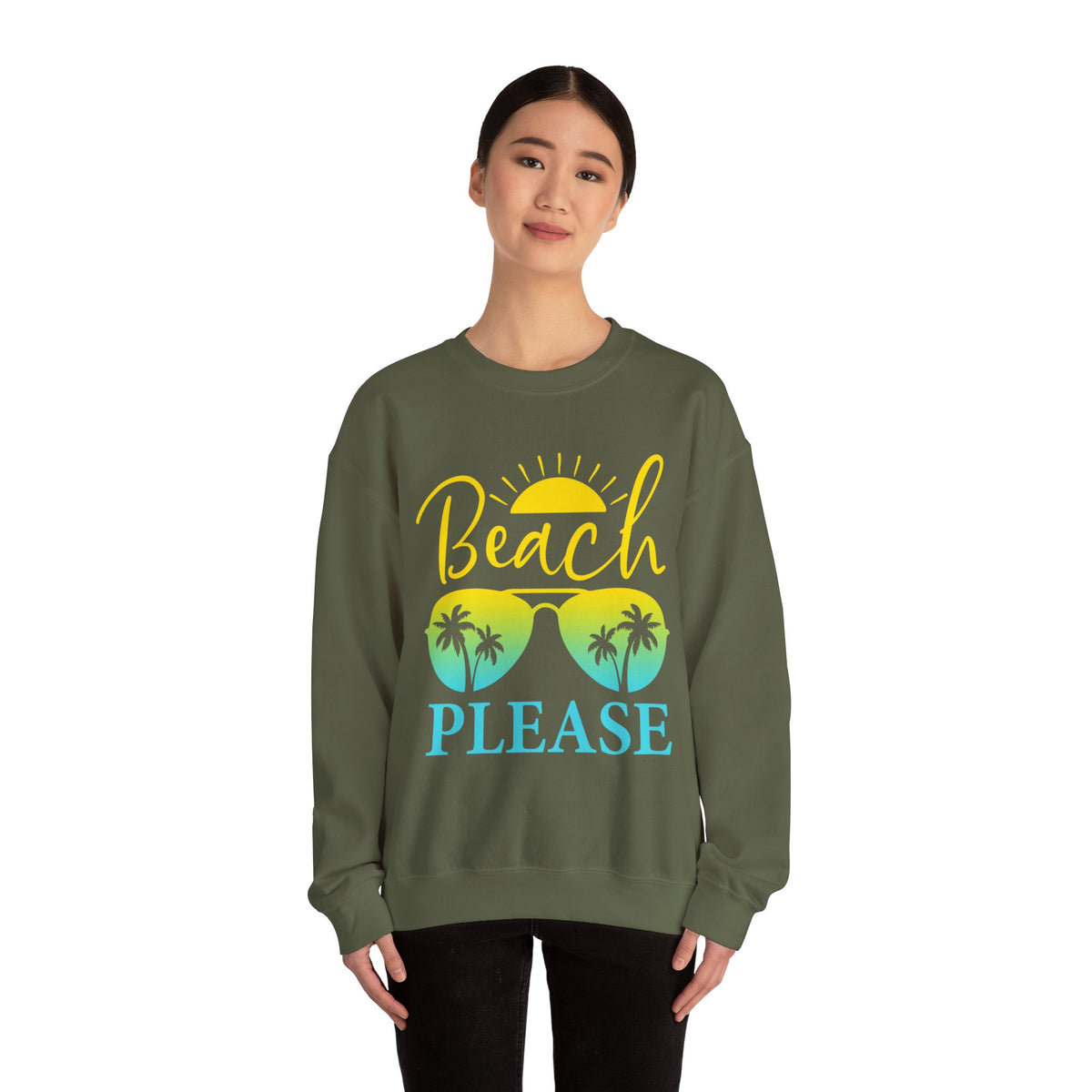 Sweat-shirt unisexe Beach Please 