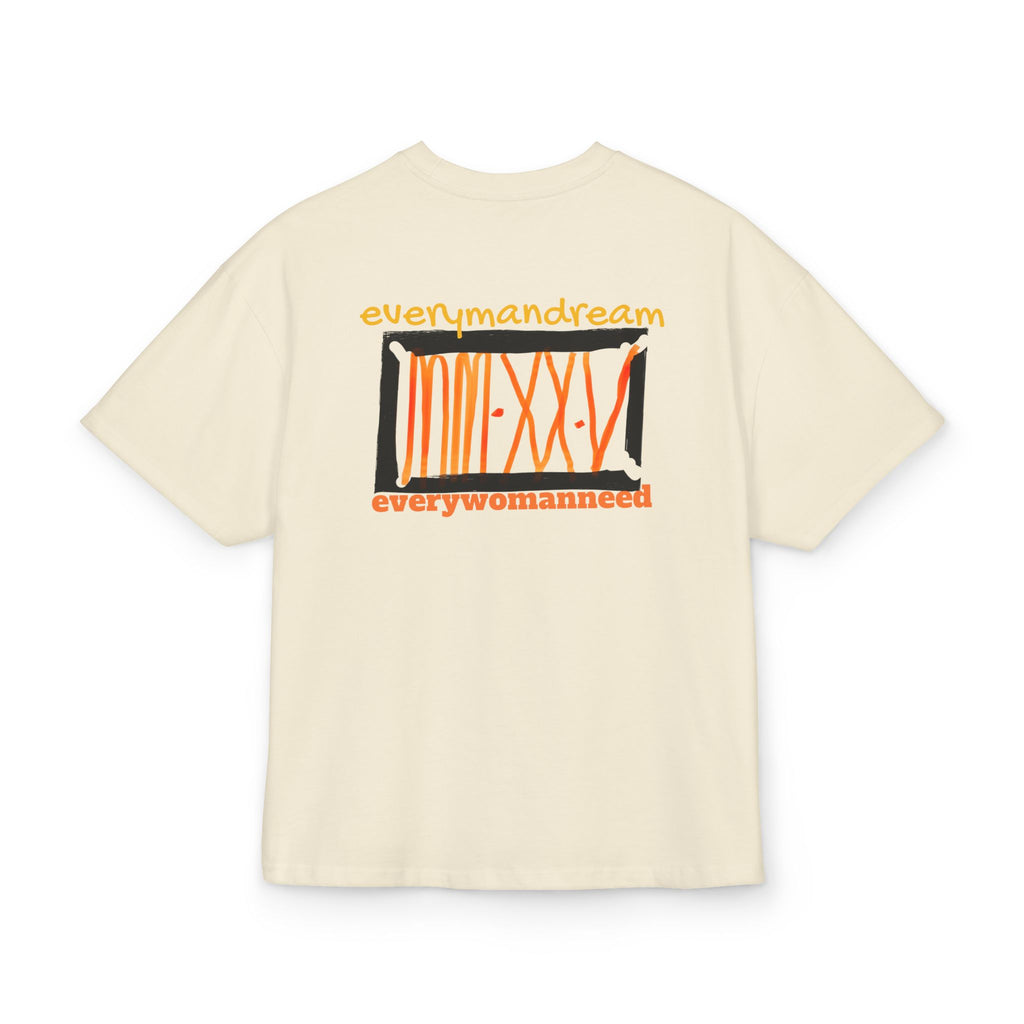 Everyman Dream Unisex Box Tee - Soft Cotton Graphic T-Shirt for Casual Style
