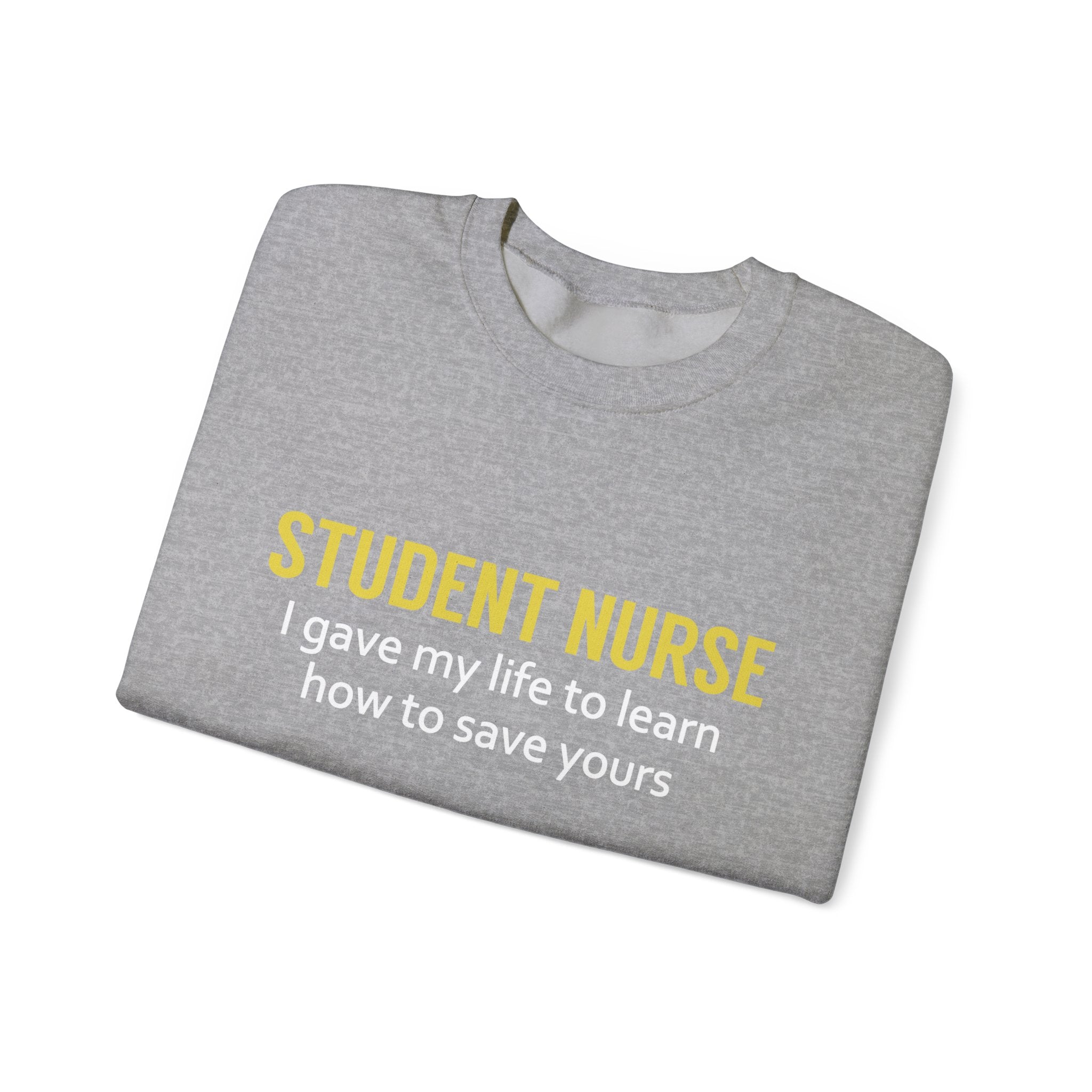 Sweat-shirt unisexe étudiant infirmière 