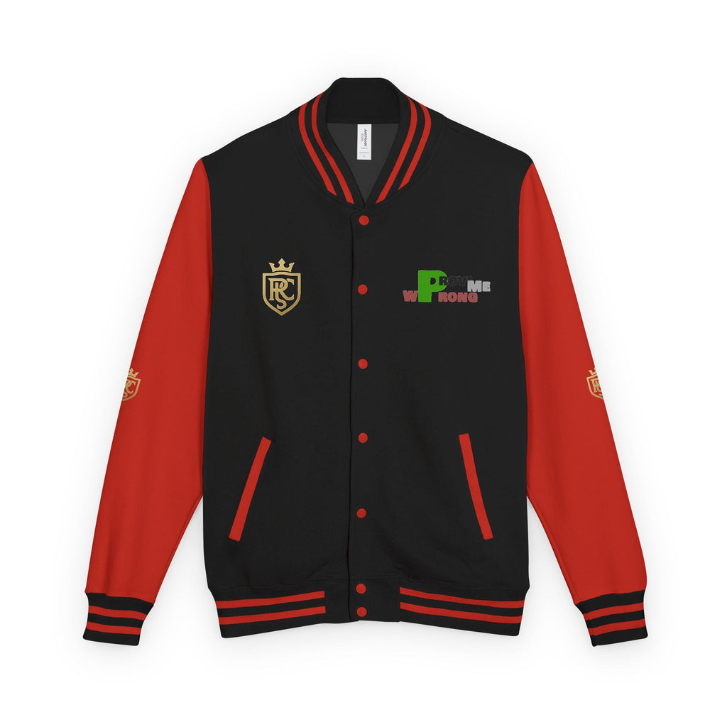 Unisex Heavyweight Letterman Jacket, Stylish Varsity Jacket, Casual Wear, Gift for Him/Her, Sports Team Apparel, College Spirit Gear Printify