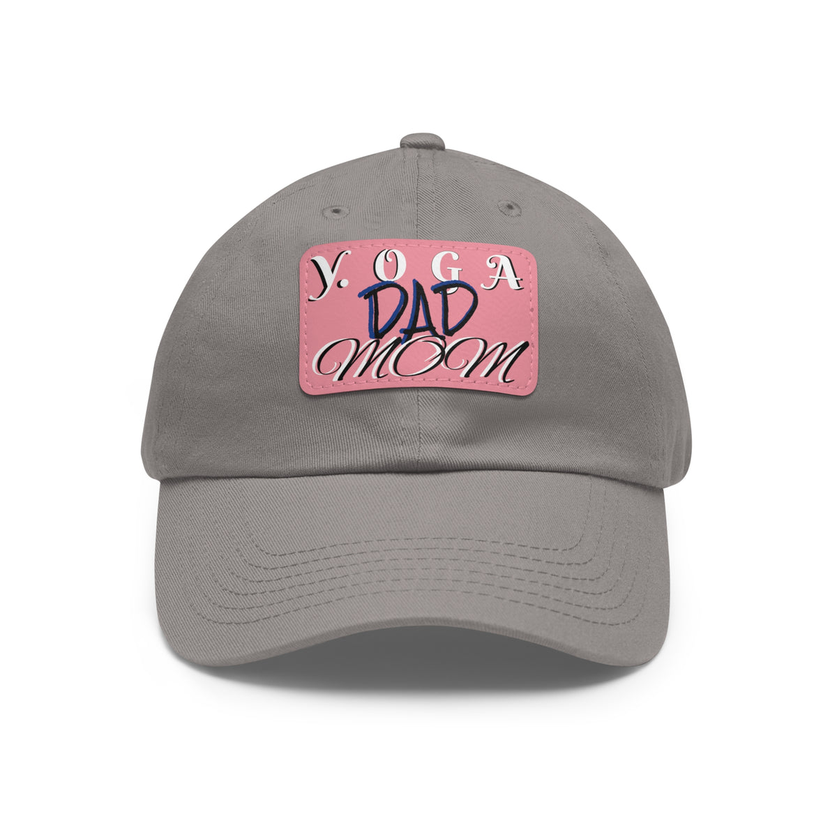 Yoga Dad Hat with Leather Patch