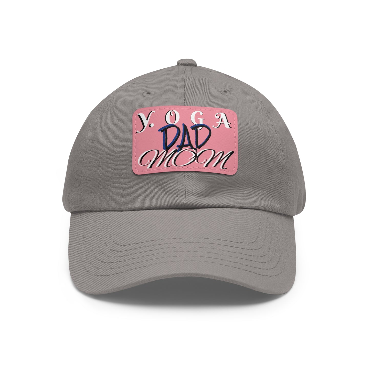 Yoga Dad Hat with Leather Patch