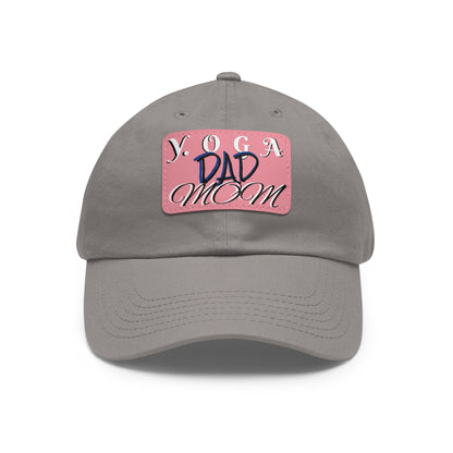 Yoga Dad Hat with Leather Patch