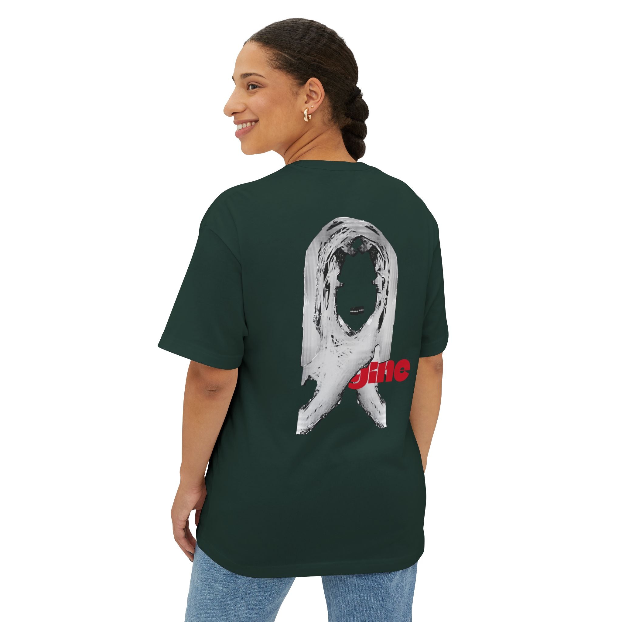 Oversized Boxy Tee - Unique Gine Design