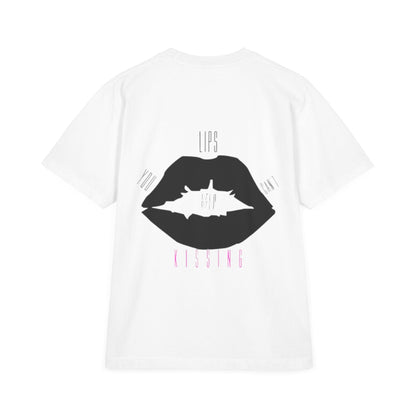 Unisex Graphic T-Shirt, Kiss Print Tee, Trendy Streetwear, Gift for Her, Casual Wear, Summer Style, Statement Shirt Printify