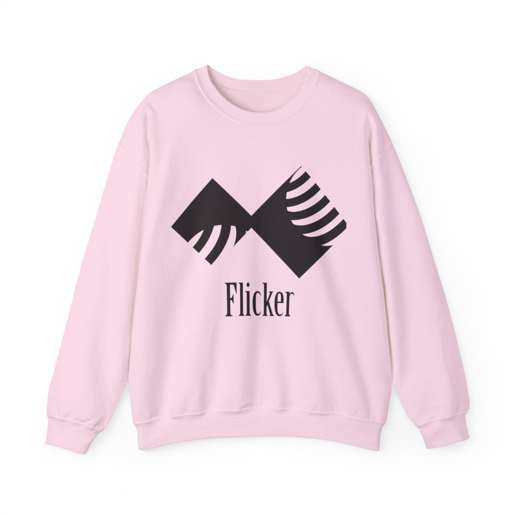 Flicker Unisex Heavy Blend Crewneck Sweatshirt - Cozy and Stylish