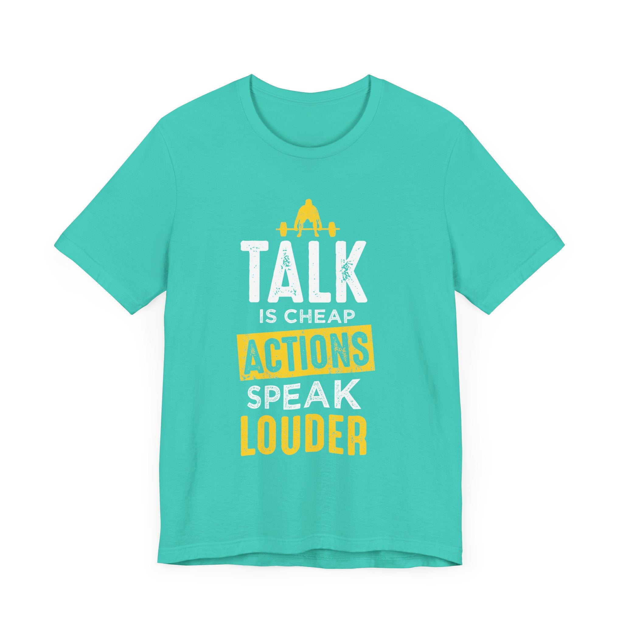 Parler, c’est des actions bon marché, parler plus fort, tee-shirt unisexe 