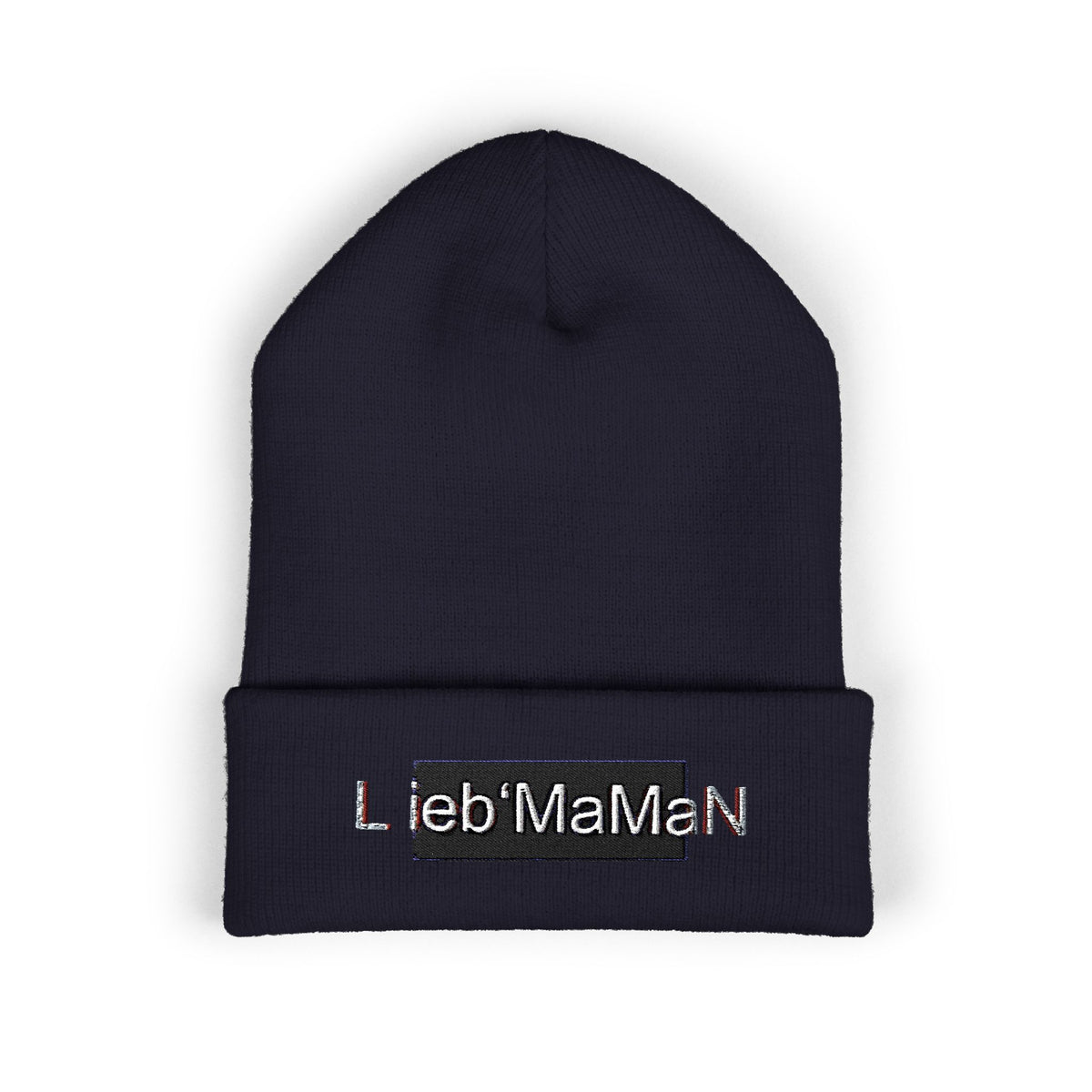 Beanie Hat with Lieb MaMaN Embroidery