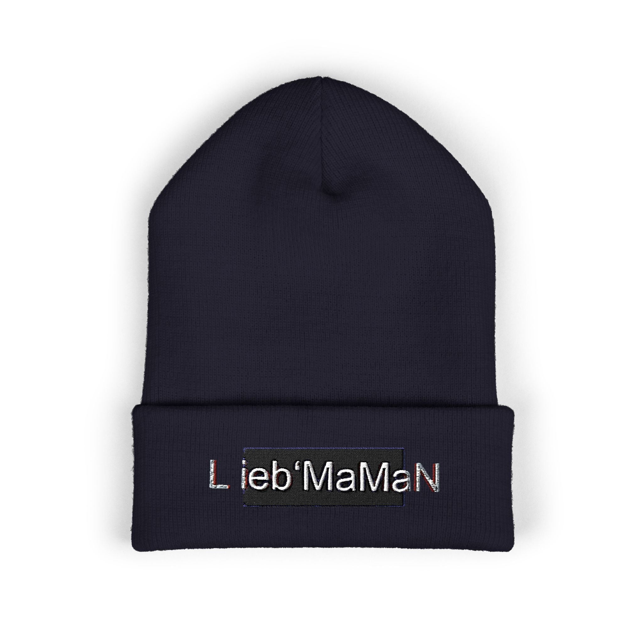 Beanie Hat with Lieb MaMaN Embroidery