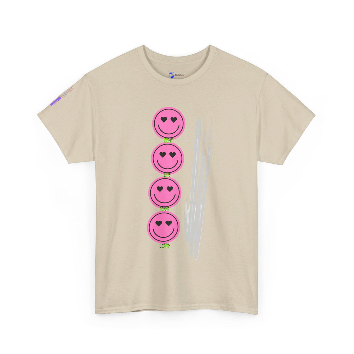 RCNSONS Unisex Heavy Cotton Smileys Tee