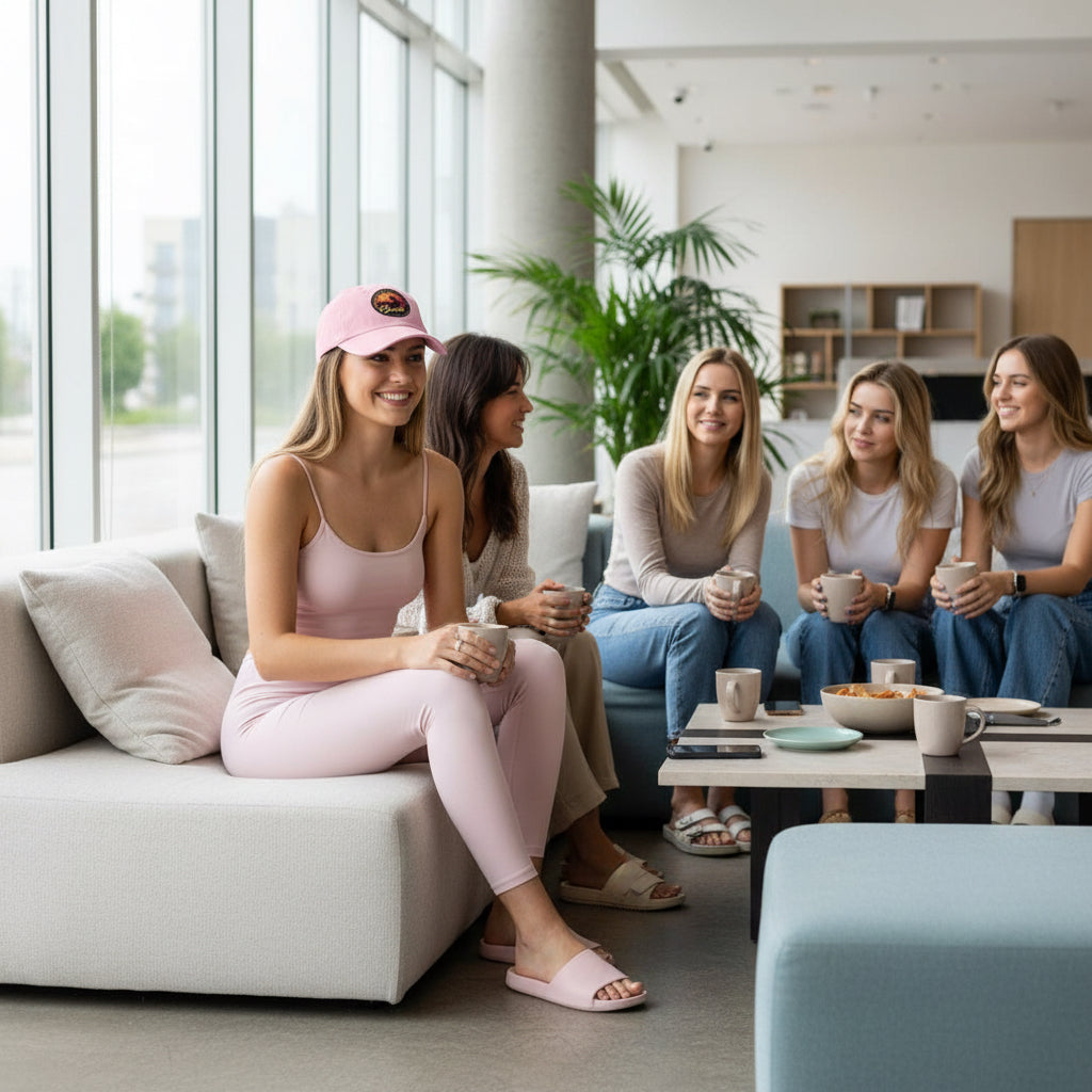 Dad Hat with Leather Patch (Round) - RC’nSONS