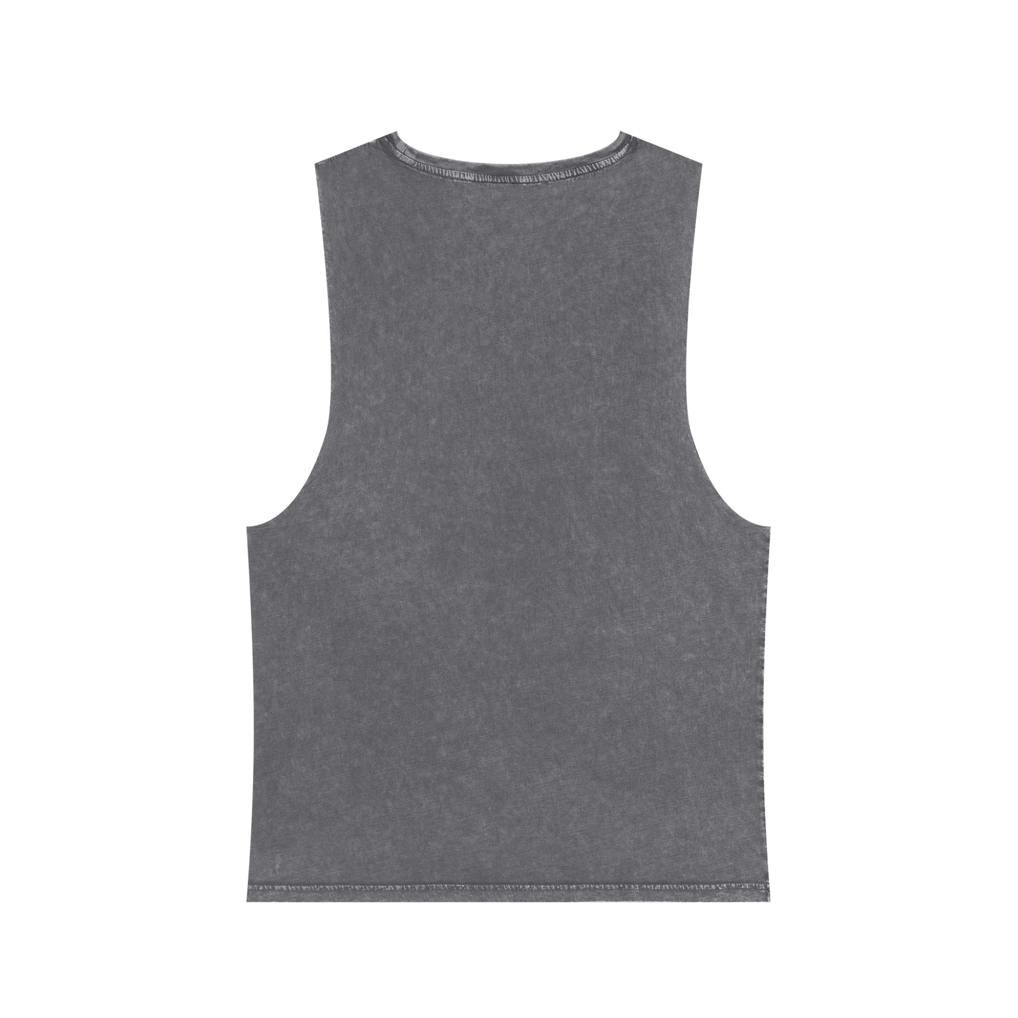 Stylish Unisex Stonewash Tank Top-Casual