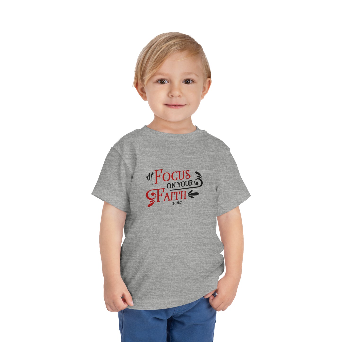Focus On Your Faith Toddler Tee
