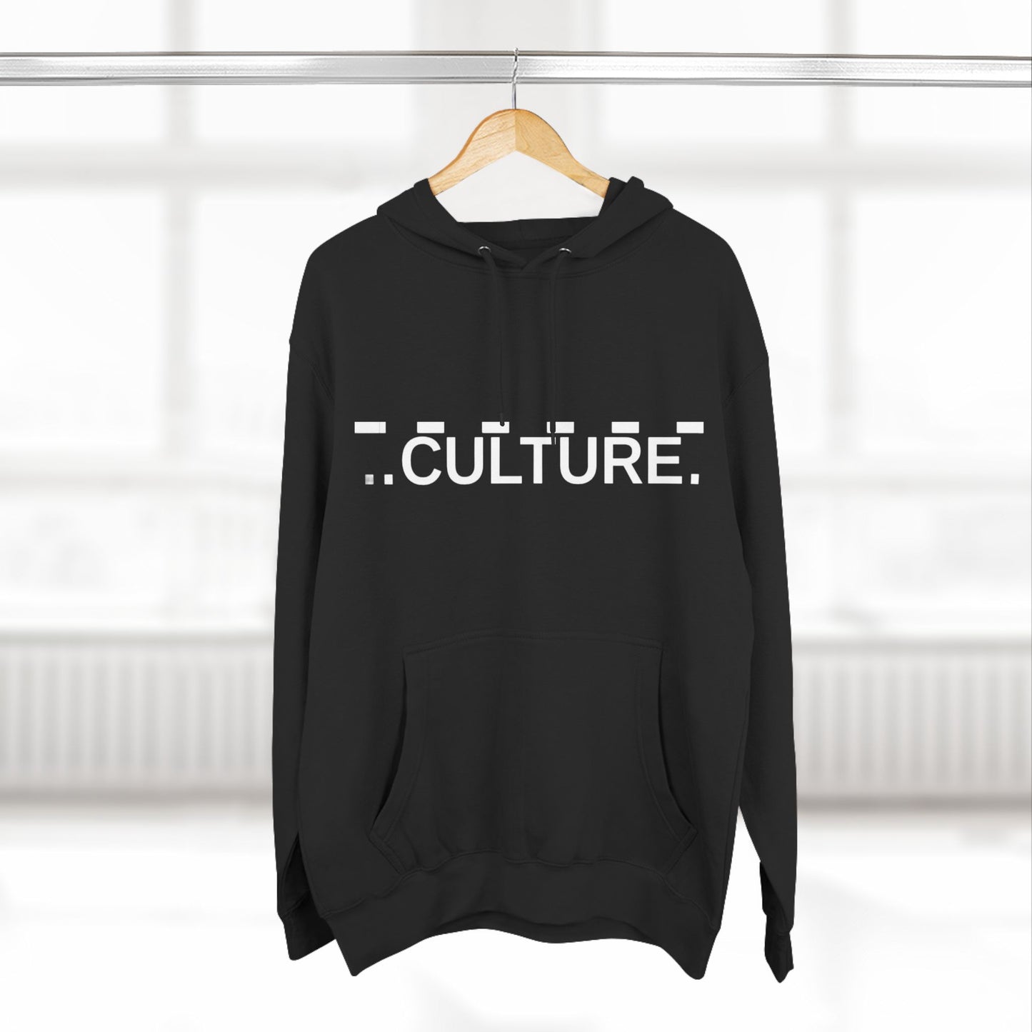 Culture Three-Panel Fleece Hoodie