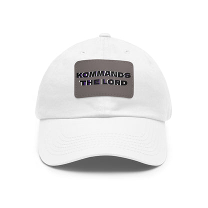 Dad Hat - Kommands The Lord Leather Patch Cap