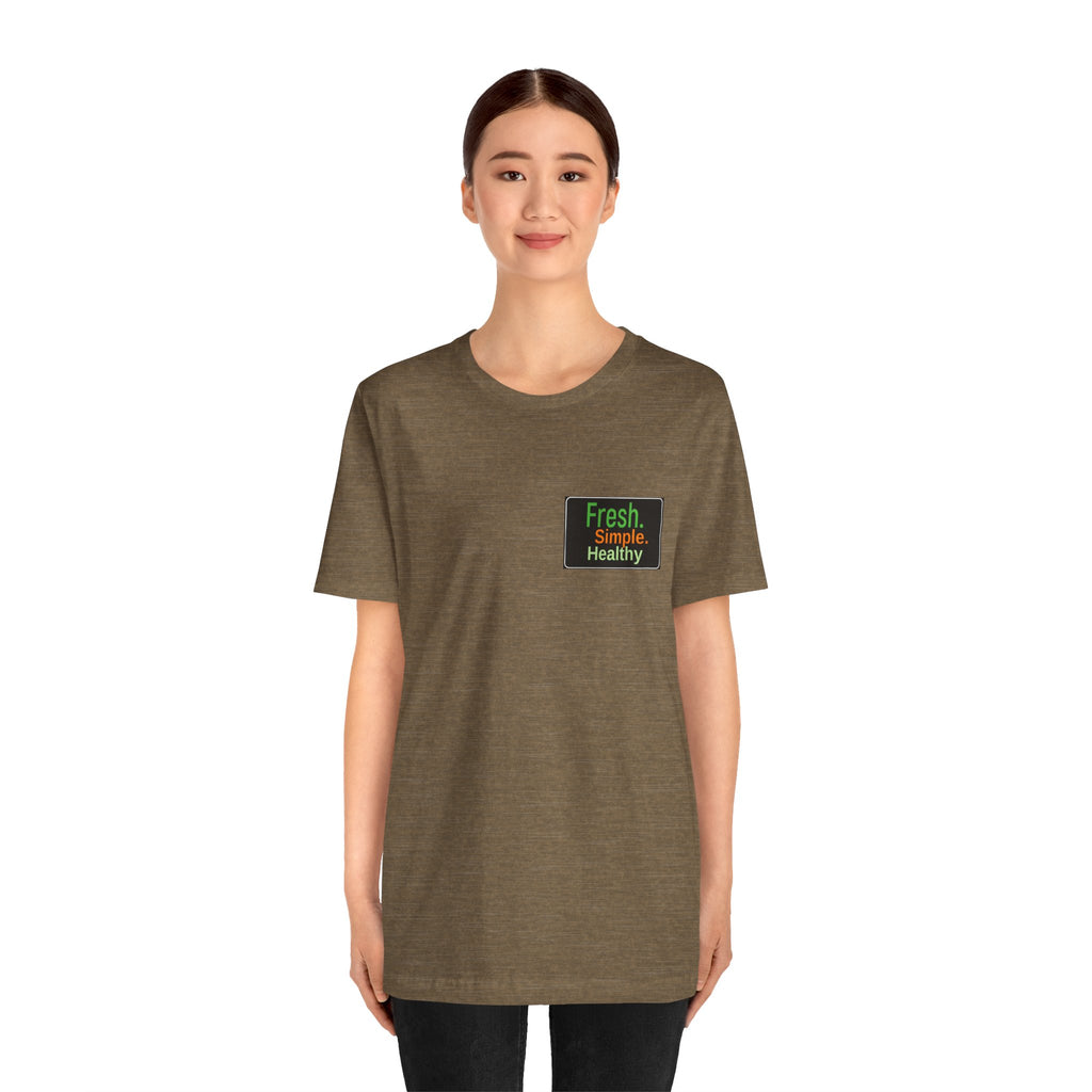 Unisex Fresh Healthy Short Sleeve Tee